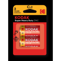 Батарейки Kodak R14-2BL SUPER HEAVY DUTY Zinc [KCHZ-2] (20/200/8400) (С) 2шт/уп