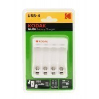 Зарядное устройство для аккумуляторов Kodak C8002B USB [K4AA/AAA] (6/24/1200) пальчиковые