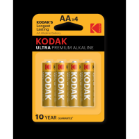 Батарейки Kodak LR6-4BL ULTRA PREMIUM Alkaline [ KAA-4 UD] (80/400/17600) пальчиковые 4шт/уп