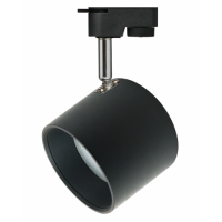 Светильник трековый TR15 под лампу GX53 BK/SL алюминий, цвет черн./серебр. ЭРА