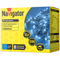 Гирлянда Navigator 61 821 NGF-S01-200B-5-11.5m-230-C8-G-IP20 синяя