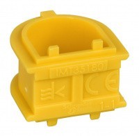 IMT35180 соединитель для коробки IMT35150 (100шт/900шт) желтый