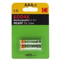 Аккумуляторы NiMH Kodak HR03-2BL 850mАh [K3AHRP-2/850mАh] (никель-металлгидридные) (20/240/20160)