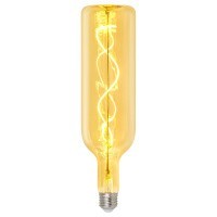 Лампа LED-SF21-5W/SOHO/E27/CW GOLDEN GLS77GO золотистая колба, спираль. Uniel