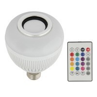 Светильник- лампа ULI-Q340 8W/RGB/E27 ДИСКО с динамиком и Bluetooth, белый Uniel