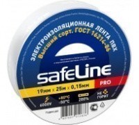 Изолента Safeline 19мм*25м белая