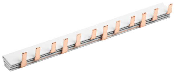 Шина соединительная типа PIN (12 штырей) 3Р 63А (22см) IEK