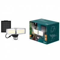 Прожектор Autonoma LED Solar Pro вынос.панель, датч.движ.  2хСОВ, аккум.3000мАч, IP65 duwi