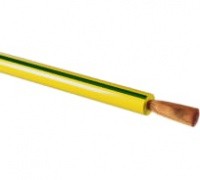 Провод ПуГВ 1х10 желто-зеленый (200) ГОСТ 