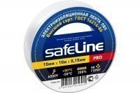 Изолента Safeline 15мм*10м белый