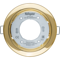Светильник Navigator 71 278 NGX-R1-002-GX53(Золото) с монтаж.кольцом
