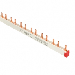 Шина соединительная типа PIN (штырь) для 2-ф нагр, 63А 54 мод. EKF