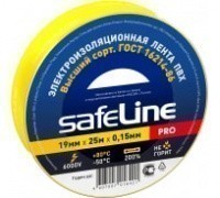 Изолента Safeline 19мм*25м желтый