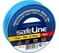 Изолента Safeline 19мм*20м синий