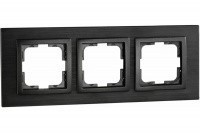 Style Рамка 3-я черный (Алюминиевая) 107-820000-162