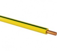 Провод ПуВ (ПВ-1) 1х4,0 ГОСТ (100, 300м), желто-зеленый TDM