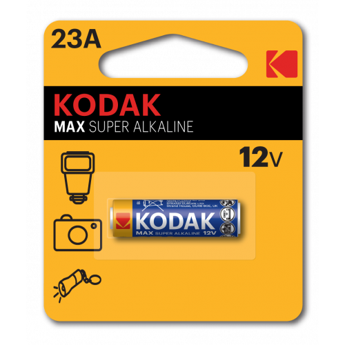 Батарейки Kodak 23A-1BL MAX SUPER Alkaline [K23A-1] (60/240/21600) 1шт/уп