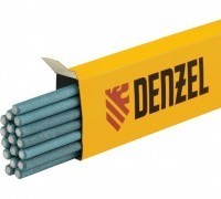 Электроды DER-3, диам. 4мм, 1 кг, рутиловое покрытие Denzel