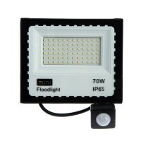 Прожектор светодиодный, 70 Вт,Датчик движения,IP65, 5600 Лм, 6500К, 180-240В 3548888