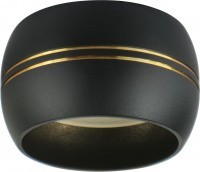 Подсветка OL13 GX53 BK/GD алюм., черный+золото ЭРА(остаток)