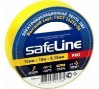 Изолента Safeline 15мм*10м желтый
