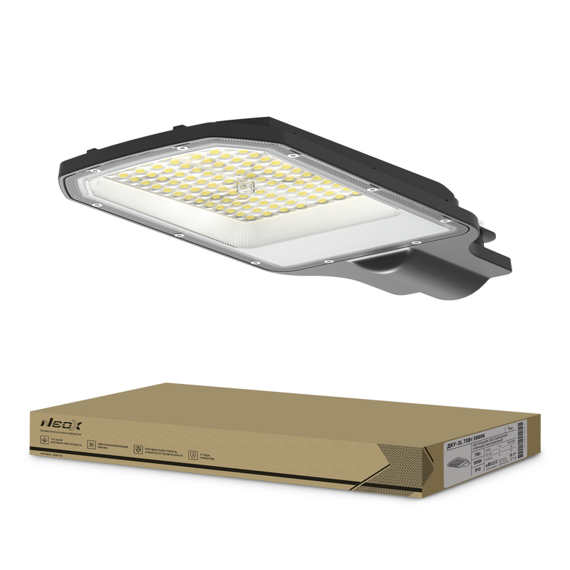 Светильник уличный линзованный ДКУ-2L 70Вт 230В 5000К 8750Лм 125лм/Вт 42-48мм IP65 NEOX