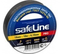 Изолента Safeline 15мм*10м черный