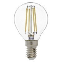 GL Лампа светодиодная GLDEN-G45S-12-230-E14-6500  Шар12Вт Е14, филамент прозрачный