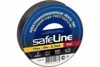 Изолента Safeline 19мм*25м черный