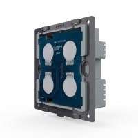Четырехклавишный сенсорный выключатель Livolo UK стандарт (механизм)