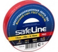 Изолента Safeline 19мм*25м красный