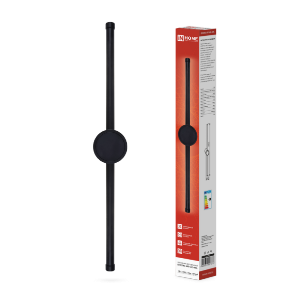 Светильник ESTETIKA ART-60C-40BL 10Вт 230В 4000K 700Лм 600х60x98 черный IN HOME