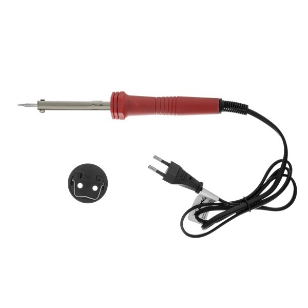 Паяльник, пласт. ABS с пониж. теплопровод, медный наконечник с долговеч. покрытием,220В, 30W Matrix 