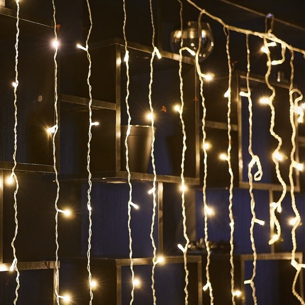 ULD-C3030-192/DTA WARM WHITE IP20 Занавес светодиодный, 3х3м. 192 светодиода. Теплый белый свет. Про