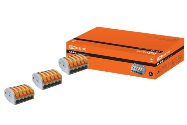 Соединительная клемма СК-415 (2,5мм2) TDM (85шт)